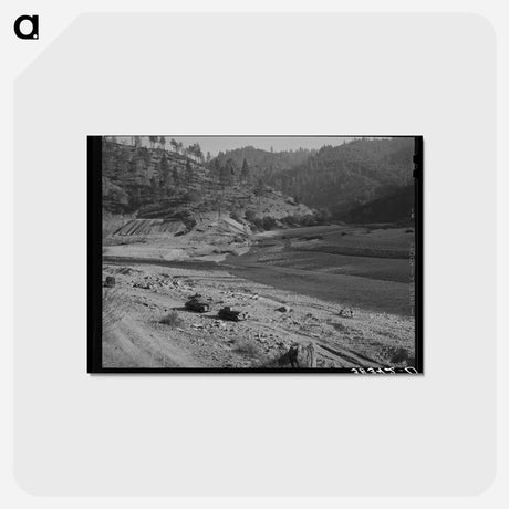 アートポストカード-Mountain Stream, Placer County, California
 - ラッセル リー Postcard.