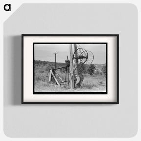 アートポスター-Pumping Rig, Seminole Oil Field, Oklahoma
 - ラッセル リー Poster.