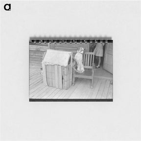 アートメモ帳-Rear View of Mexican House, San Antonio, Texas
 - ラッセル リー Memo.