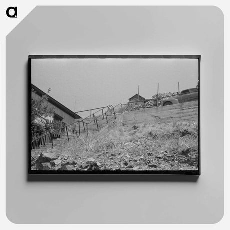 アートパネル-Bisbee Streetscape
 - ラッセル リー Canvas.