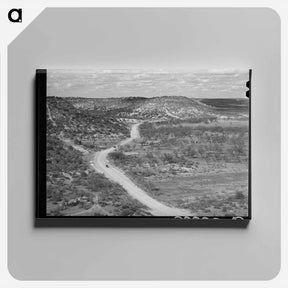アートパネル-Rocky, Hilly Country in Kimble County, Texas
 - ラッセル リー Canvas.