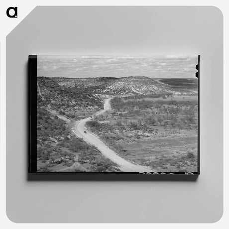 アートパネル-Rocky, Hilly Country in Kimble County, Texas
 - ラッセル リー Canvas.