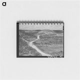 アートメモ帳-Rocky, Hilly Country in Kimble County, Texas
 - ラッセル リー Memo.