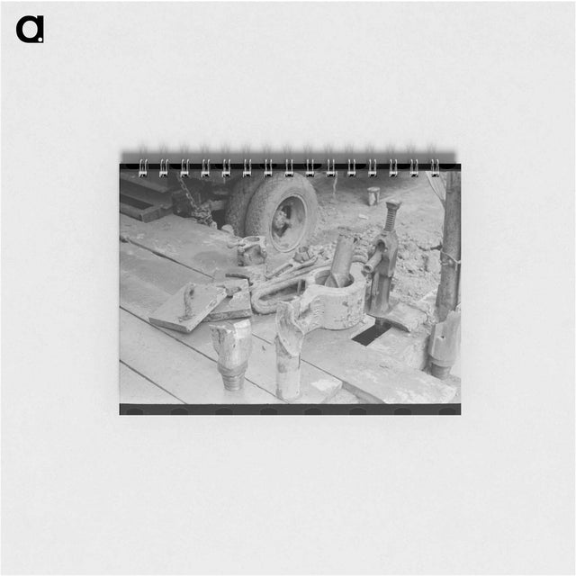 アートメモ帳-Oil Field Workers, Kilgore, Texas
 - ラッセル リー Memo.