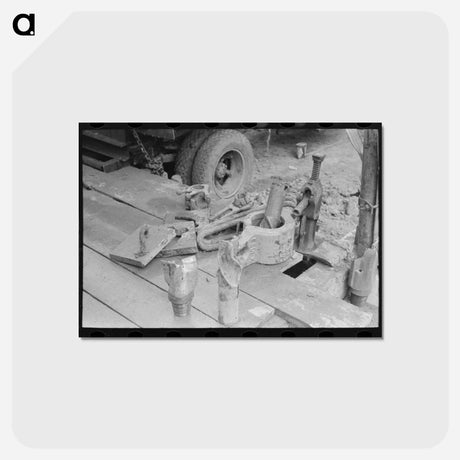 アートポストカード-Oil Field Workers, Kilgore, Texas
 - ラッセル リー Postcard.