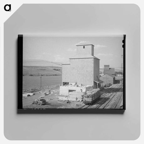 アートパネル-Wheat Storage Expansion, Dayton, Washington
 - ラッセル リー Canvas.