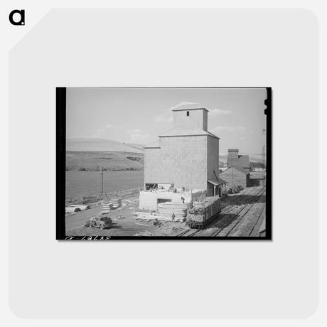アートポストカード-Wheat Storage Expansion, Dayton, Washington
 - ラッセル リー Postcard.