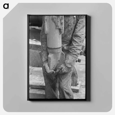 アートパネル-Oil Well, Kilgore, Texas
 - ラッセル リー Canvas.
