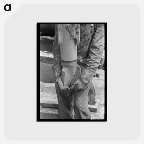 アートポストカード-Oil Well, Kilgore, Texas
 - ラッセル リー Postcard.