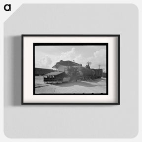 アートポスター-Railroad Weed Burner, Port Barre, Louisiana
 - ラッセル リー Poster.