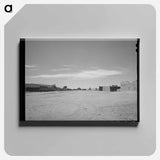 アートパネル-Houses on the Main Square, Garcia, Colorado
 - ラッセル リー Canvas.