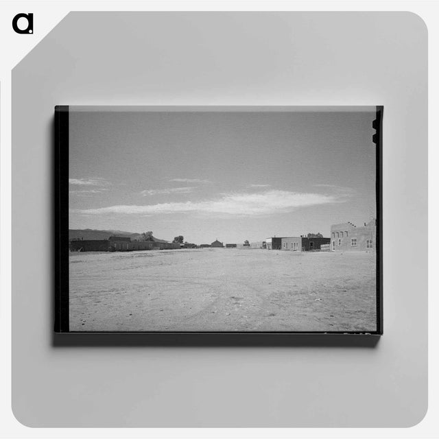 アートパネル-Houses on the Main Square, Garcia, Colorado
 - ラッセル リー Canvas.