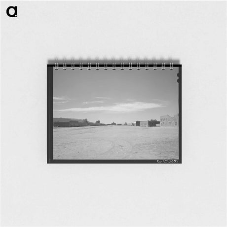 アートメモ帳-Houses on the Main Square, Garcia, Colorado
 - ラッセル リー Memo.