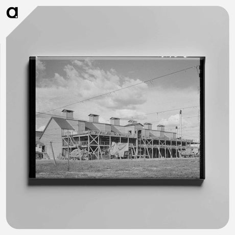 アートパネル-Kiln at Chief Hop Ranch
 - ラッセル リー Canvas.