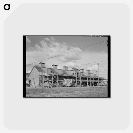 アートポストカード-Kiln at Chief Hop Ranch
 - ラッセル リー Postcard.