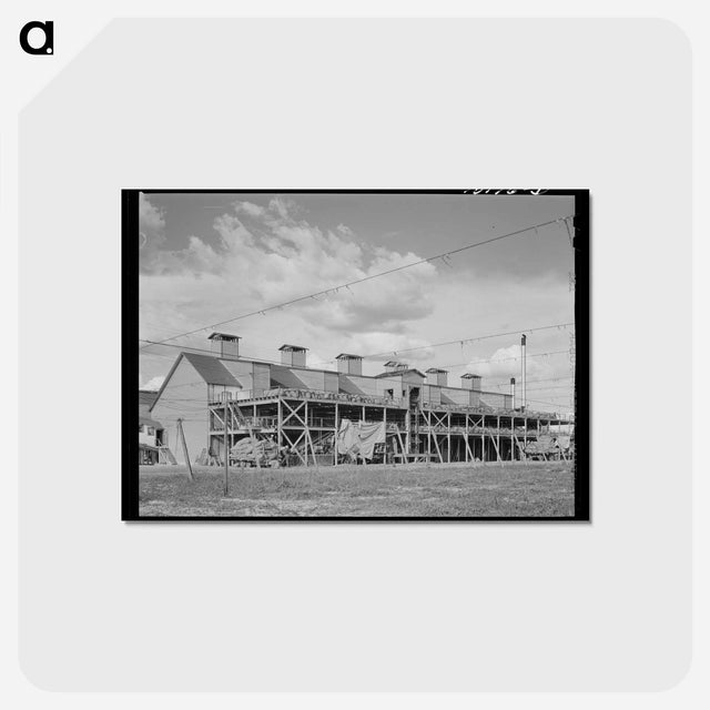 アートポストカード-Kiln at Chief Hop Ranch
 - ラッセル リー Postcard.
