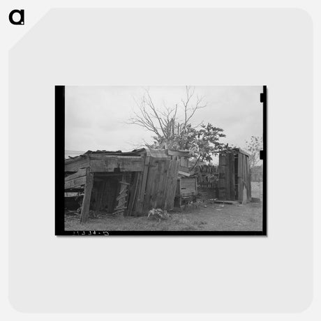 アートポストカード-Farmstead of Emil Kimball
 - ラッセル リー Postcard.