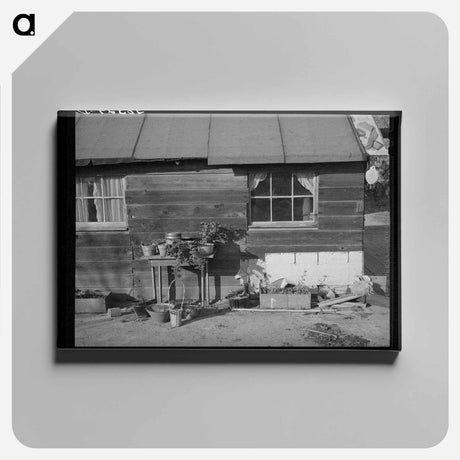 アートパネル-Side of Farmhouse, Placer County, California
 - ラッセル リー Canvas.