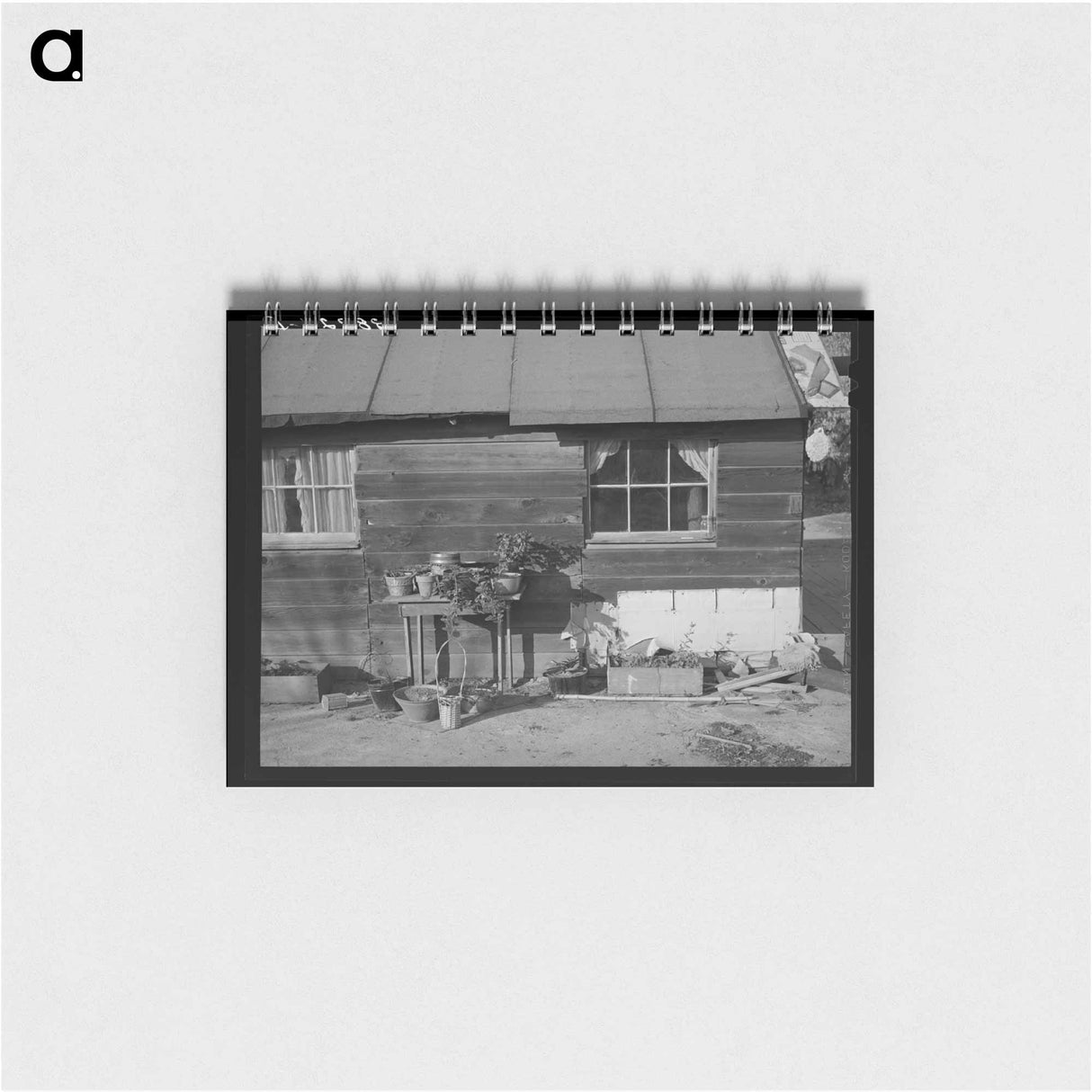 アートメモ帳-Side of Farmhouse, Placer County, California
 - ラッセル リー Memo.