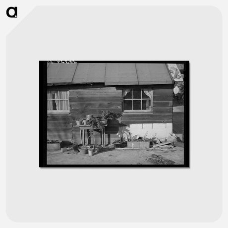アートポストカード-Side of Farmhouse, Placer County, California
 - ラッセル リー Postcard.