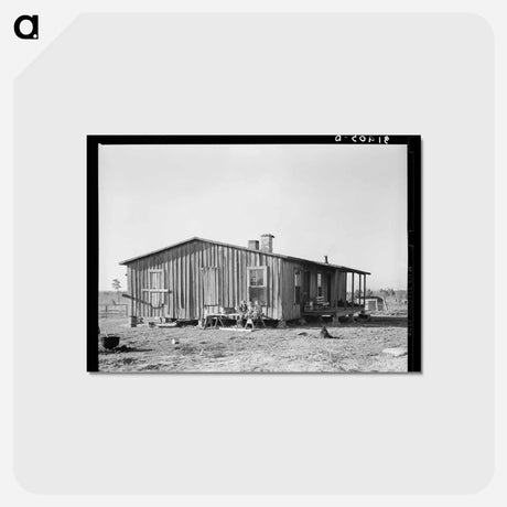 アートポストカード-Children of the Scarbroughs in Front of Farm Home
 - ラッセル リー Postcard.