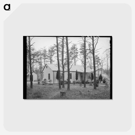 アートポストカード-Steel House, Greenbelt, Maryland
 - ラッセル リー Postcard.