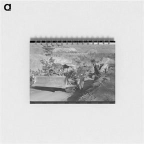 アートメモ帳-Shasta Dam Under Construction, Shasta, California
 - ラッセル リー Memo.