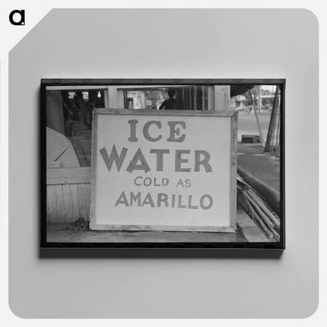 アートパネル-Sign, Sweetwater, Texas
 - ラッセル リー Canvas.