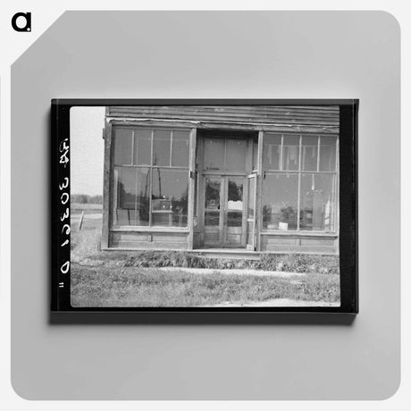 アートパネル-Closed Store in Logging Town
 - ラッセル リー Canvas.