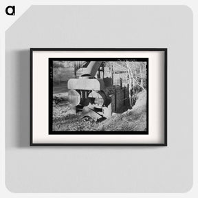 アートポスター-Old Boiler at the Hardin Mine
 - ラッセル リー Poster.