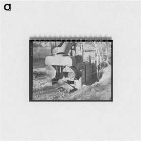 アートメモ帳-Old Boiler at the Hardin Mine
 - ラッセル リー Memo.