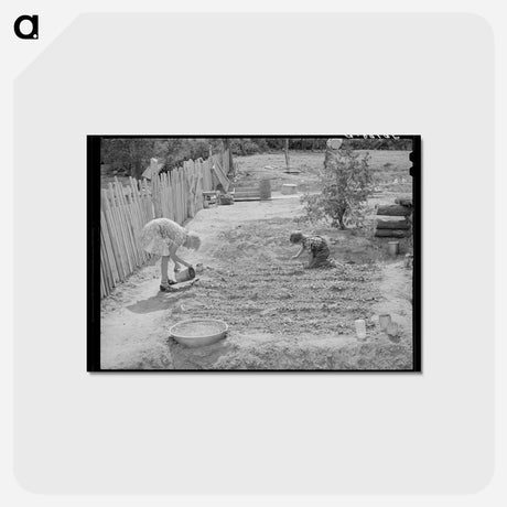 アートポストカード-The Whinery Children in Pie Town, New Mexico
 - ラッセル リー Postcard.