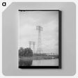 アートパネル-Power Lines, Port of Houston
 - ラッセル リー Canvas.