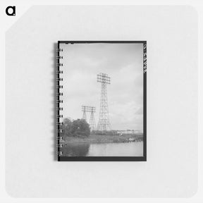 アートメモ帳-Power Lines, Port of Houston
 - ラッセル リー Memo.