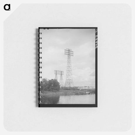 アートメモ帳-Power Lines, Port of Houston
 - ラッセル リー Memo.