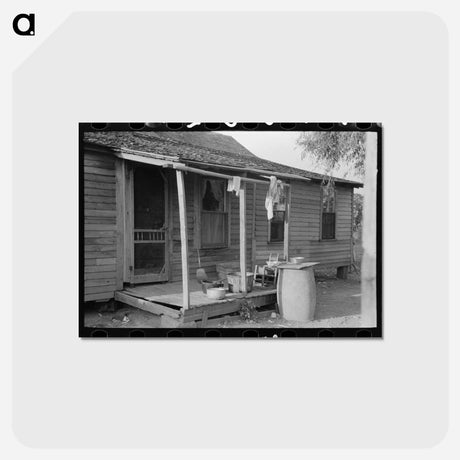 アートポストカード-Rear Porch of FSA Client's Old Home, Caruthersville, Missouri
 - ラッセル リー Postcard.