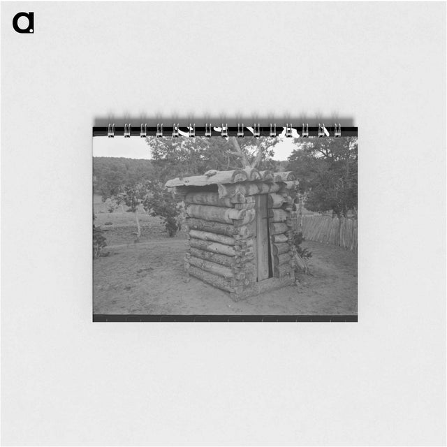 アートメモ帳-Log Privy on Homesteader's Farm, Pie Town, New Mexico
 - ラッセル リー Memo.