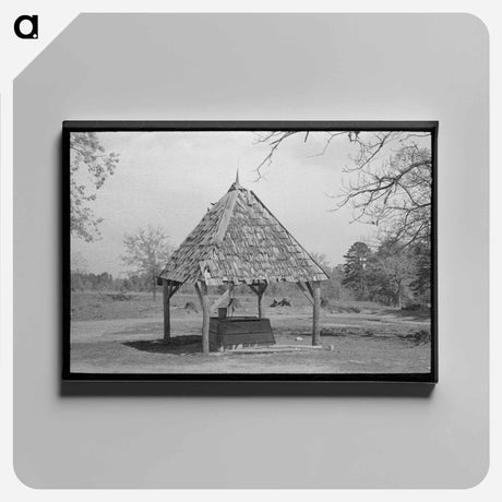 アートパネル-Covered Well near Jefferson, Texas
 - ラッセル リー Canvas.