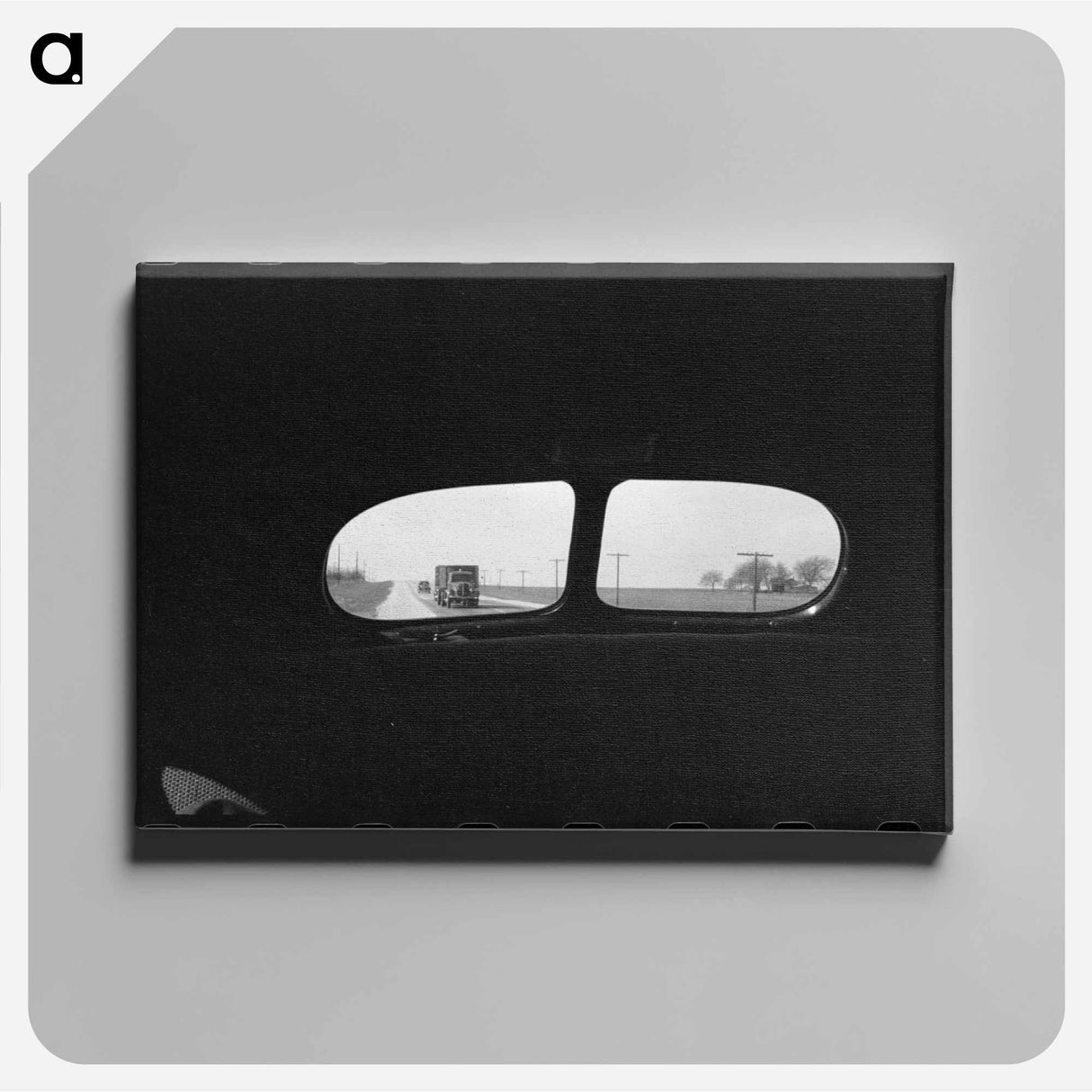 アートパネル-Highway from Rear Window
 - ラッセル リー Canvas.
