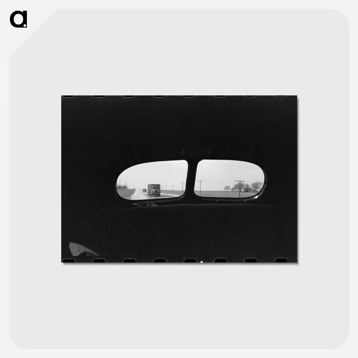 アートポストカード-Highway from Rear Window
 - ラッセル リー Postcard.