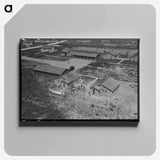 アートパネル-Farm Security Administration Labor Camp Dwellings
 - ラッセル リー Canvas.