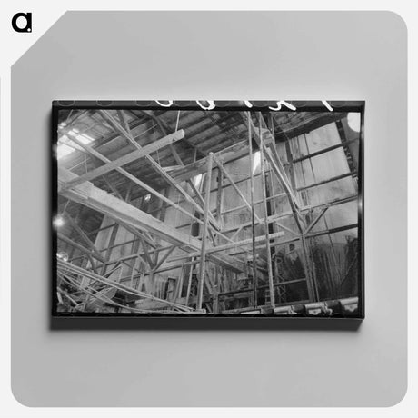 アートパネル-Gold Ore Mixing Tanks, Mogollon, New Mexico
 - ラッセル リー Canvas.