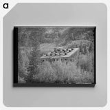 アートパネル-Abandoned Gold Mill at Ophir, Colorado
 - ラッセル リー Canvas.