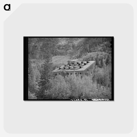 アートポストカード-Abandoned Gold Mill at Ophir, Colorado
 - ラッセル リー Postcard.