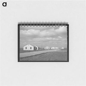 アートメモ帳-Houses for Permanent Agricultural Workers at Migratory Labor Camp
 - ラッセル リー Memo.