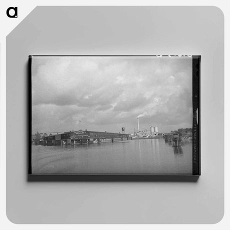 アートパネル-Pier and Cement Plant, Port of Houston, Texas
 - ラッセル リー Canvas.