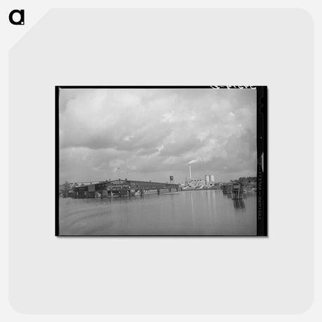 アートポストカード-Pier and Cement Plant, Port of Houston, Texas
 - ラッセル リー Postcard.