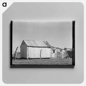 アートパネル-Vernacular Dwelling, Robstown, Texas
 - ラッセル リー Canvas.
