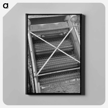 アートパネル-Detail of Cleaning Apparatus on Hop Picker
 - ラッセル リー Canvas.