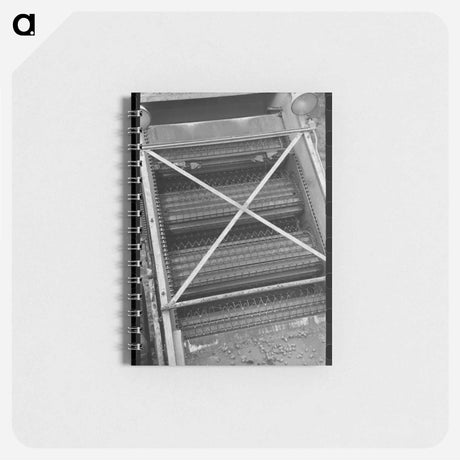 アートメモ帳-Detail of Cleaning Apparatus on Hop Picker
 - ラッセル リー Memo.